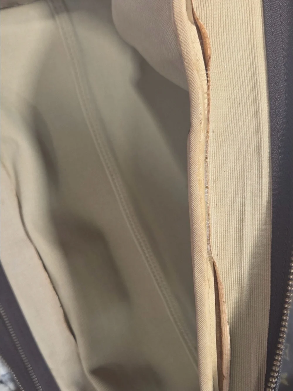 Louis Vuitton Monogram Canvas Travel Duffel with Tan Leather Trim